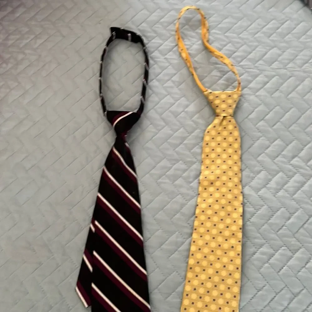 Boys neck ties adjustable